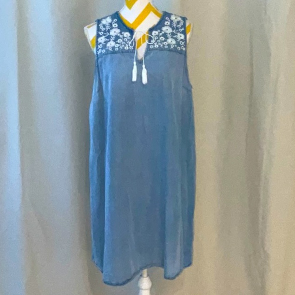 GAP Light Blue Denim Dress